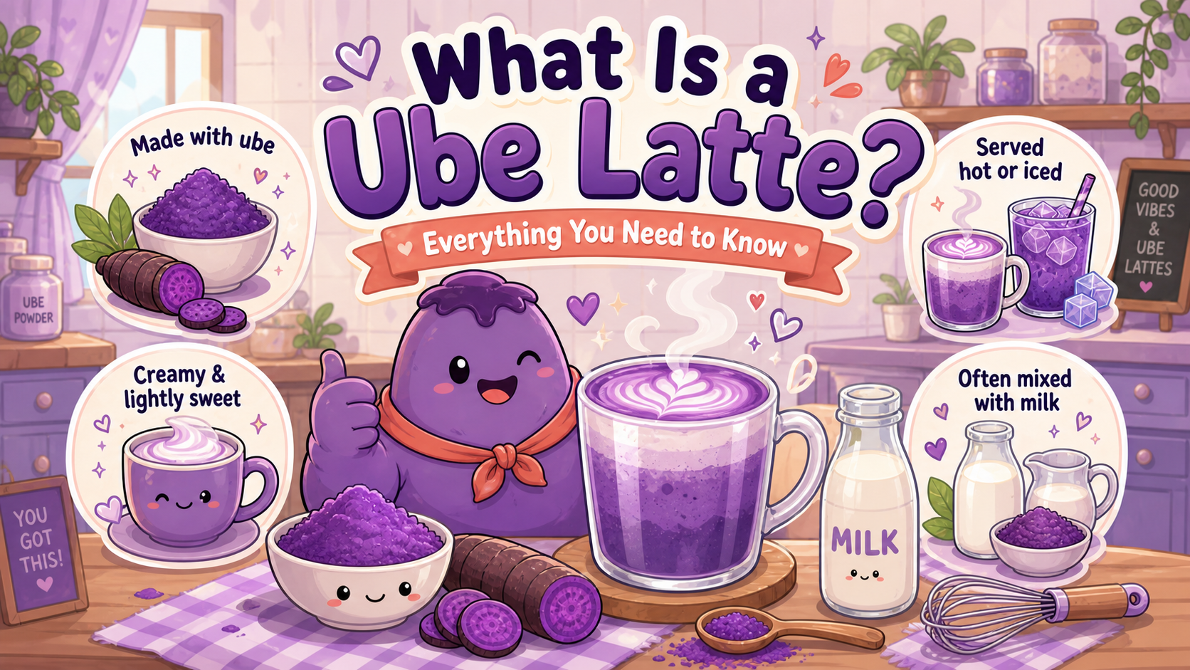 What is a ube latte —everything you need to know with UbePure ube powder