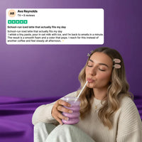 iced ube latte recipe school day energy drink purple yam review