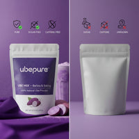 pure ube powder natural sugar free caffeine free comparison purple yam